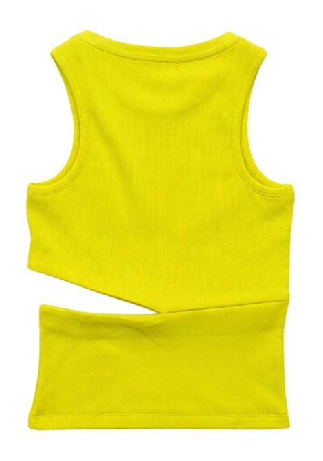 Canotta bambina verde fluo in cotone Patrizia Pepe | 7M0980VERDE FLUO